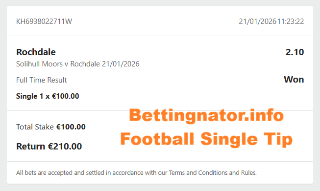 Football Single Tip
